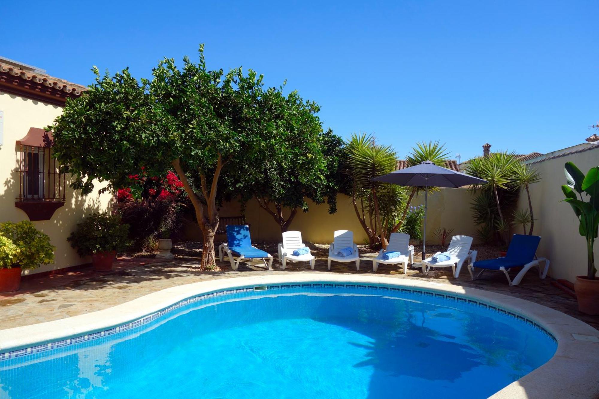 Casa Limon - Ferienhaus - Pool - Klimaanlage - W-Lan 치클라나 데 라 프론테라 외부 사진